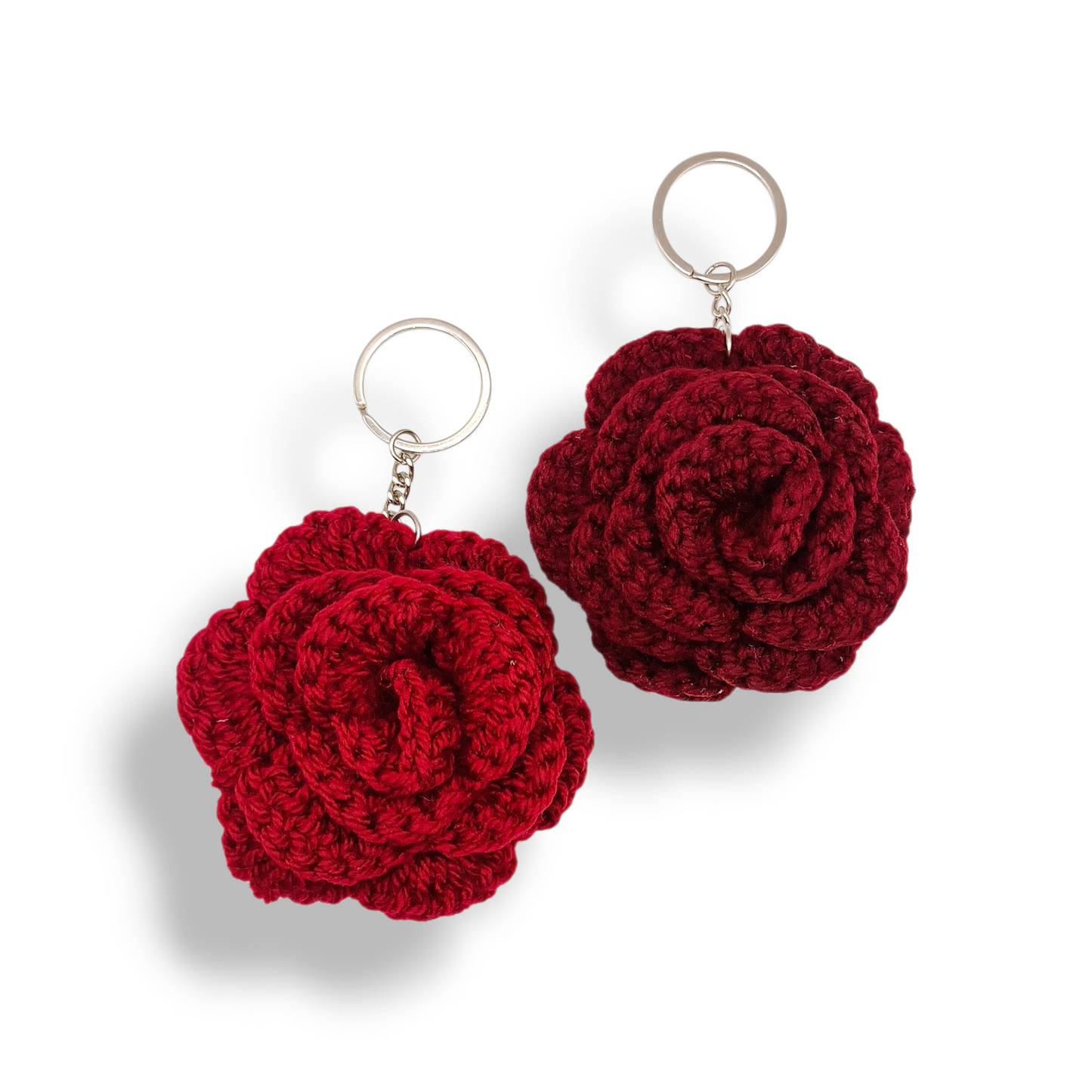 Handmade Crochet Keychain | Cute Yarn Bag Charm & Key Ring