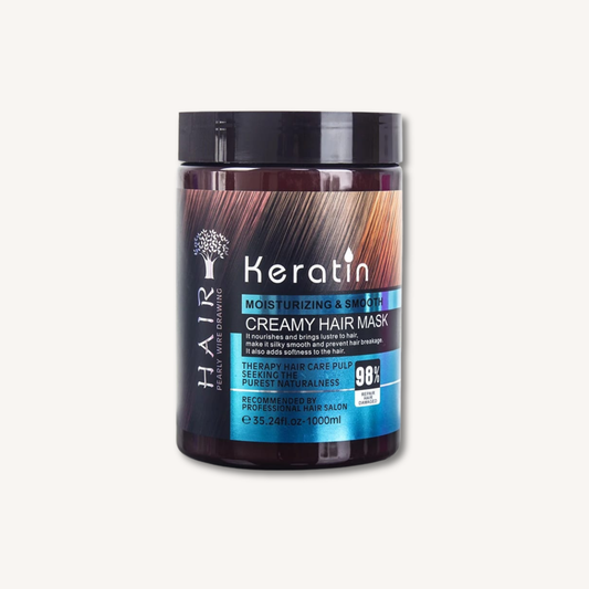 Keratin Moisturizing & Smooth Creamy Hair Mask 1000ml