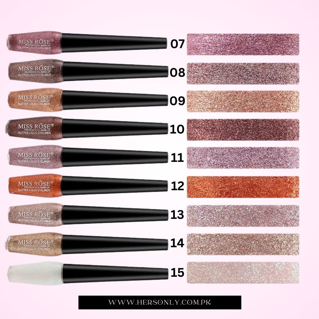 Miss Rose Liquid Glitter Eyeliner