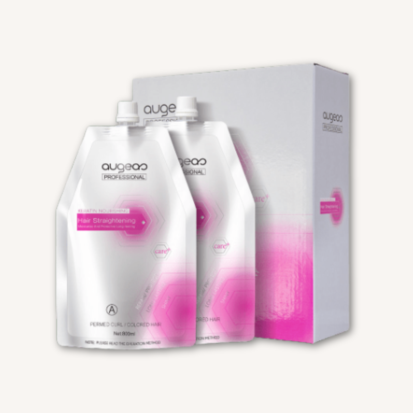 Augeas Keratin Nourishing Hair Straightening Kit