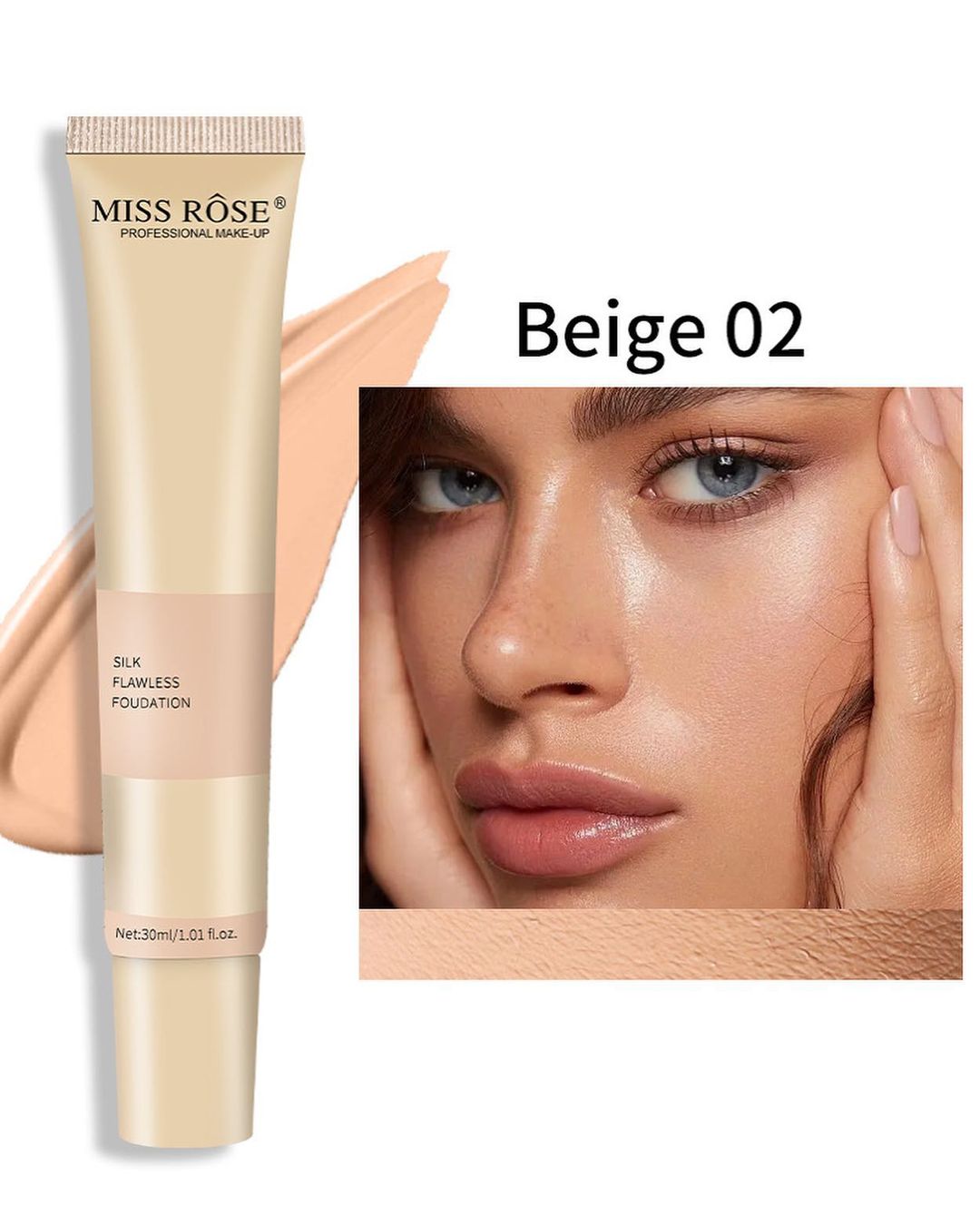 Miss Rose Silk Flawless Foundation.