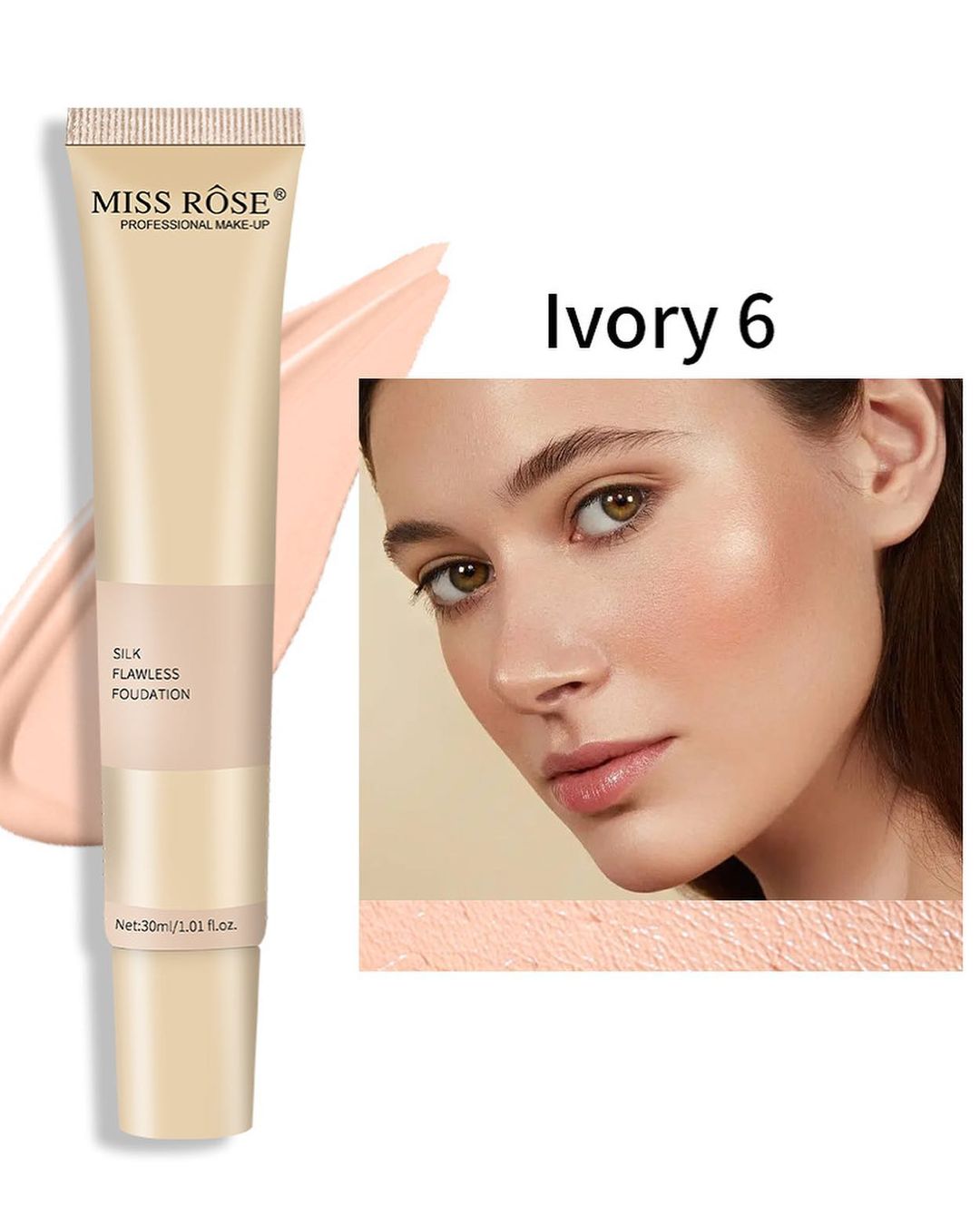 Miss Rose Silk Flawless Foundation.
