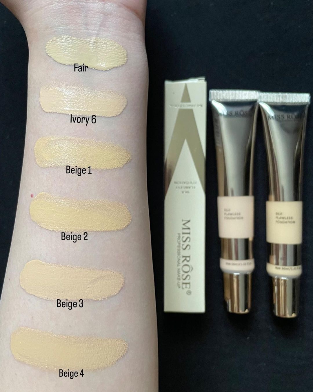 Miss Rose Silk Flawless Foundation.