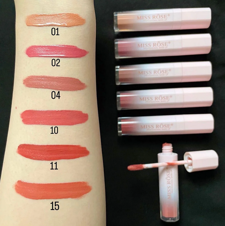Miss Rose Velvet liquid Lip gloss